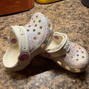 CROCS Kids Shoes in Multicolor and Cream